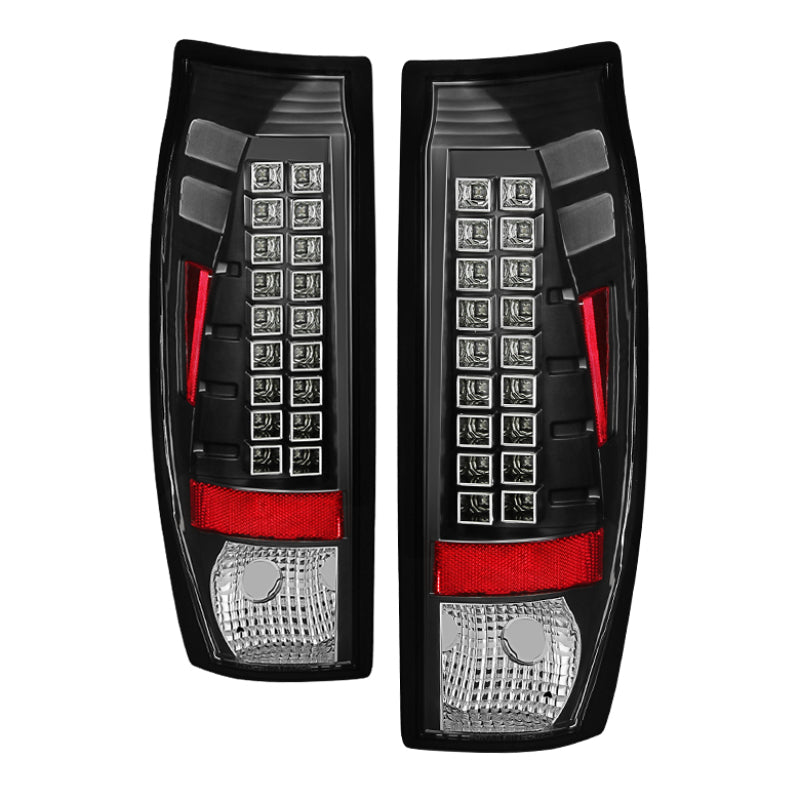 Spyder Chevy Avalanche 02-06 LED Tail Lights Black ALT-YD-CAV02-LED-BK Tail Lights SPYDER