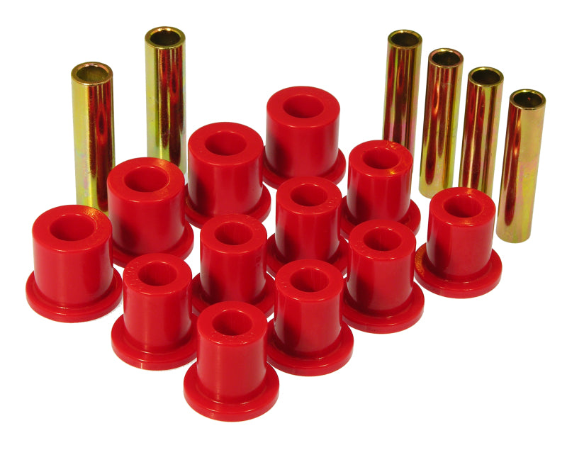 Prothane 80-96 Ford Spring & Shackle Bushings - Red Bushing Kits Prothane
