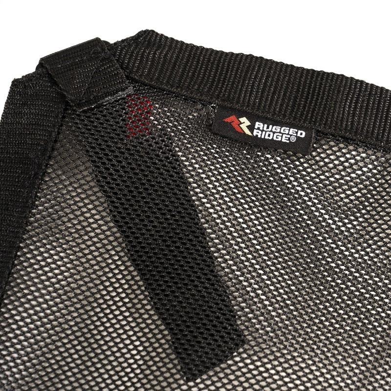 Rugged Ridge Fortis Tube Door Covers Rear Pair Black 18-20 Jeep Wrangler JLU Doors Rugged Ridge