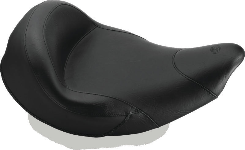 Mustang 04-21 Harley Sportster Super Tripper 1PC Seat - Black One-Piece Motorcycle Seats Mustang Motorcycle