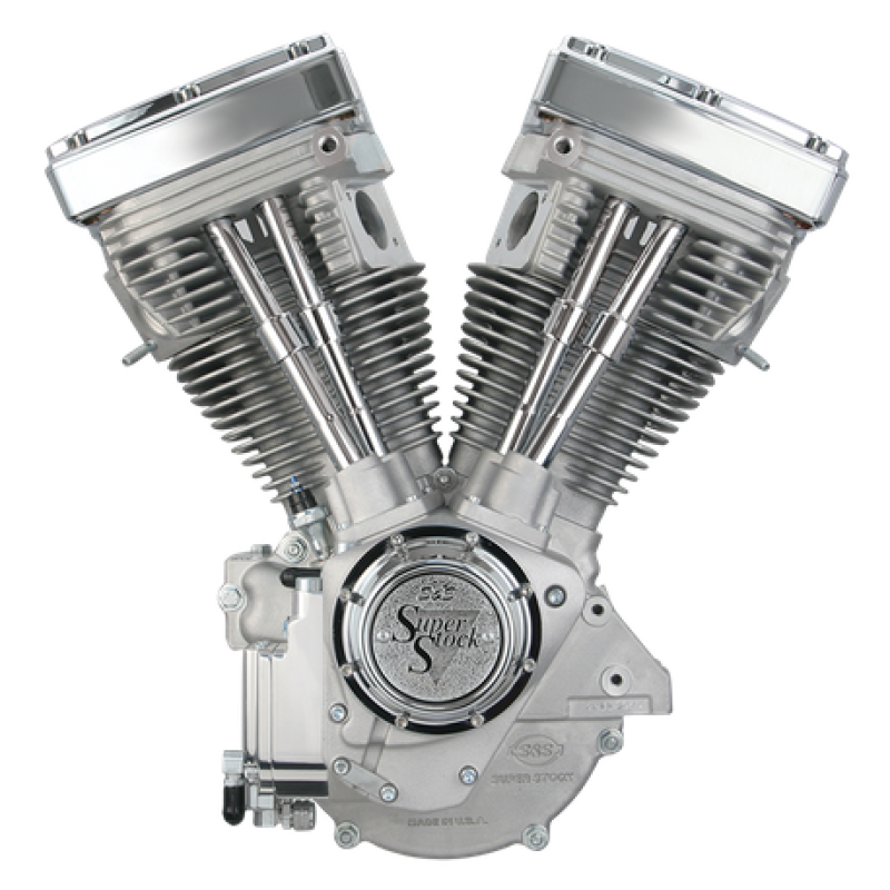 S&S Cycle 84-99 BT V80 Long Block Engine - Natural Engines S&S Cycle