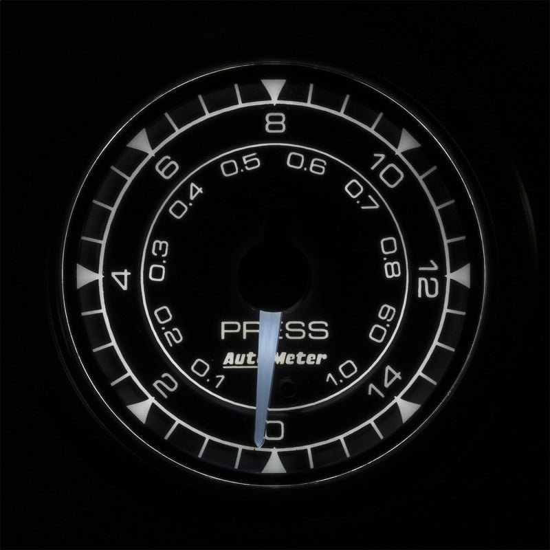 Autometer Chrono 2-1/16in 15PSI Pressure Gauge Gauges AutoMeter