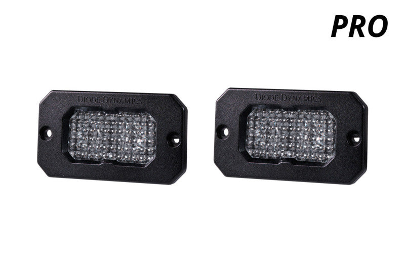 Diode Dynamics Stage Series 2 In LED Pod Pro - White Flood Flush ABL (Pair) Light Accessories and Wiring Diode Dynamics