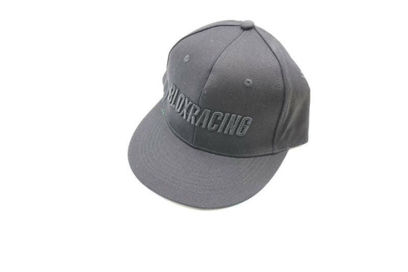 BLOX Racing Snapback Cap Black with Black Logo - Blox Racing - New Style Flat Bill Shirts BLOX Racing