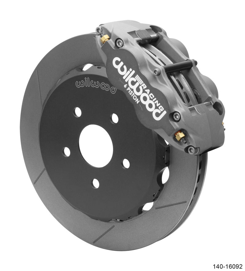 Wilwood Forged Narrow Superlite 6R Front Brake Kit (Race) 12.88in Slotted Rotor 06-15 Honda Civic Si Big Brake Kits Wilwood
