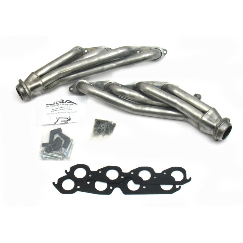 JBA 96-00 GM Truck 7.4L Vortec w/o A.I.R. Injection 1-3/4in Primary Raw 409SS Cat4Ward Header Headers & Manifolds JBA