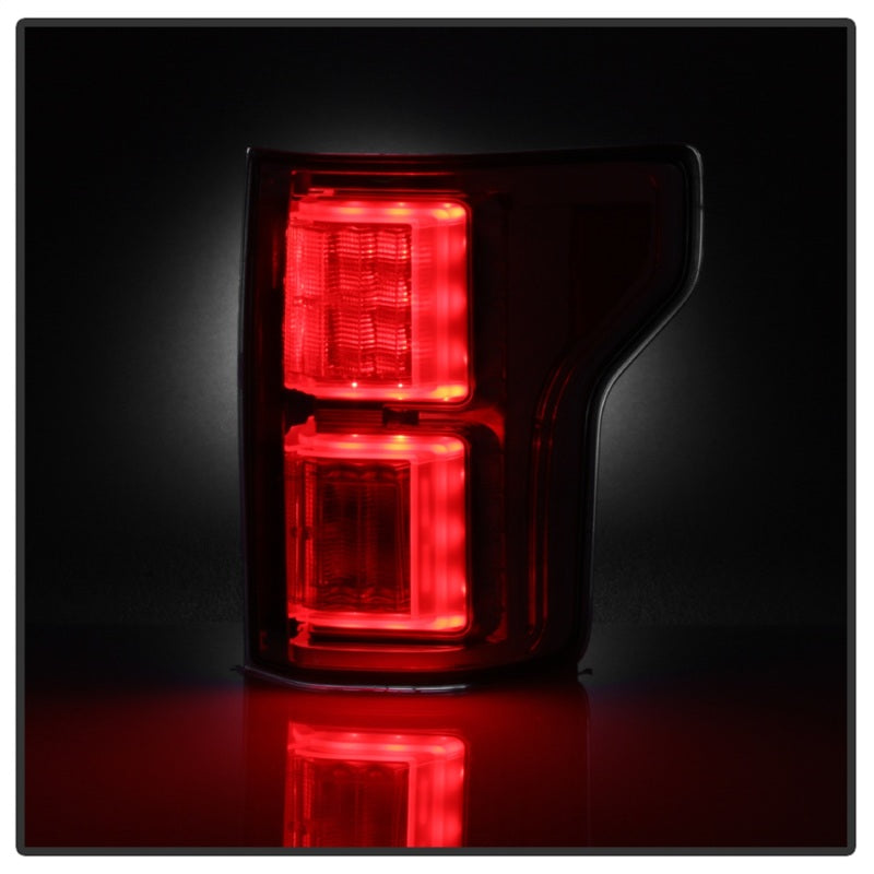 Spyder 18-19 Ford F-150 (W/O Blind Spot Sensor) LED Tail Lights - Chrome (ALT-YD-FF15018-LED-C) Tail Lights SPYDER