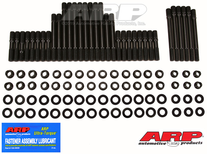 ARP SB Chevy 18A, 3/8in holes 12pt undercut head stud kit Head Stud & Bolt Kits ARP