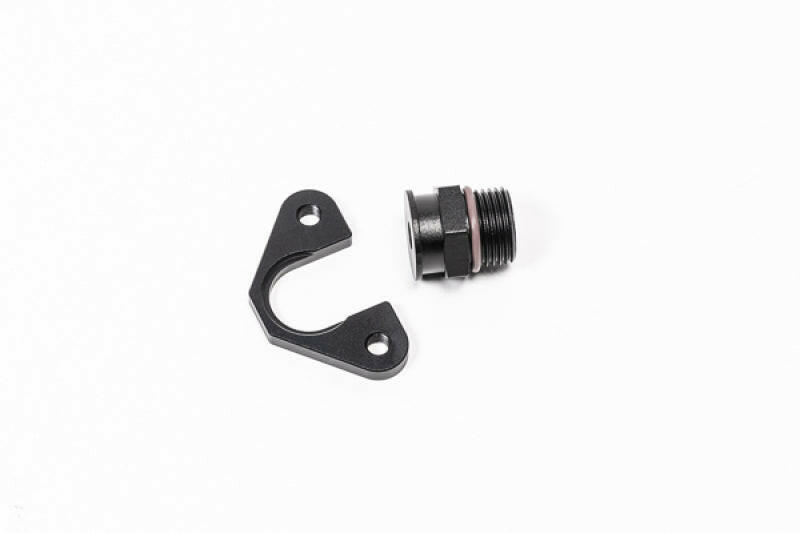 Radium Engineering FPR Adapter - 8AN ORB - 7mm Bore - 39mm Offset - M6 Fuel Pressure Regulators Radium Engineering