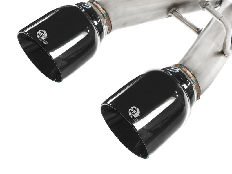 aFe MACHForce XP Exhaust 304SS Cat-Back w/ Black Tips 2008 VW Golf R32 V5 3.2L Catback aFe