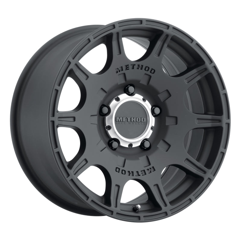 Method MR308 Roost 17x8.5 0mm Offset 5x5 71.5mm CB Matte Black Wheel Wheels - Cast Method Wheels