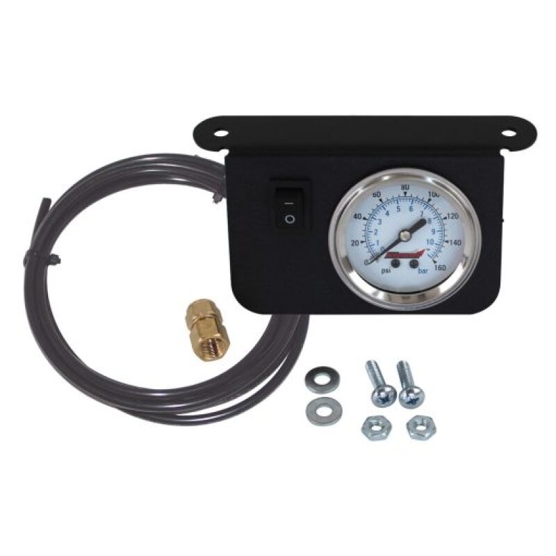 Kleinn Illuminated Single Needle 160 PSI Dash Panel Gauge w/ On/Off Switch Horns Kleinn Air Horns