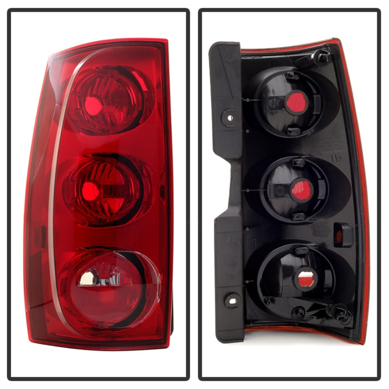 xTune GMC Yukon Xl 1500/2500 2007-2012 Driver Side Tail Lights - OEM Left ALT-JH-GYXL07-OE-L Tail Lights SPYDER