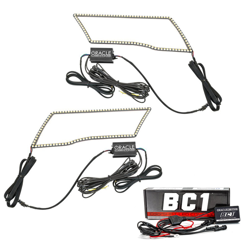Oracle 09-18 Dodge Ram Switchback Quad Headlight Halo Kit - RGB+A + w/ BC1 Controller Headlights ORACLE Lighting