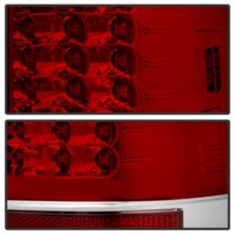 Spyder Ford Super Duty 08-15 Version 2 LED Tail Lights Red Clear ALT-YD-FS07-LED-G2-RC Tail Lights SPYDER