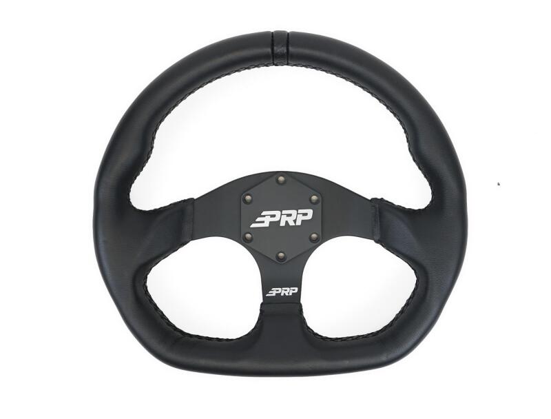 PRP Comp-R Leather Steering Wheel - Black Steering Wheels PRP Seats