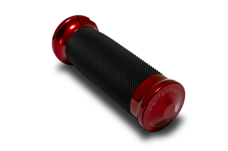 Performance Machine 24-25 Touring, 2025 Softail TBW Contour Handle Grip Set - Red Grips Performance Machine