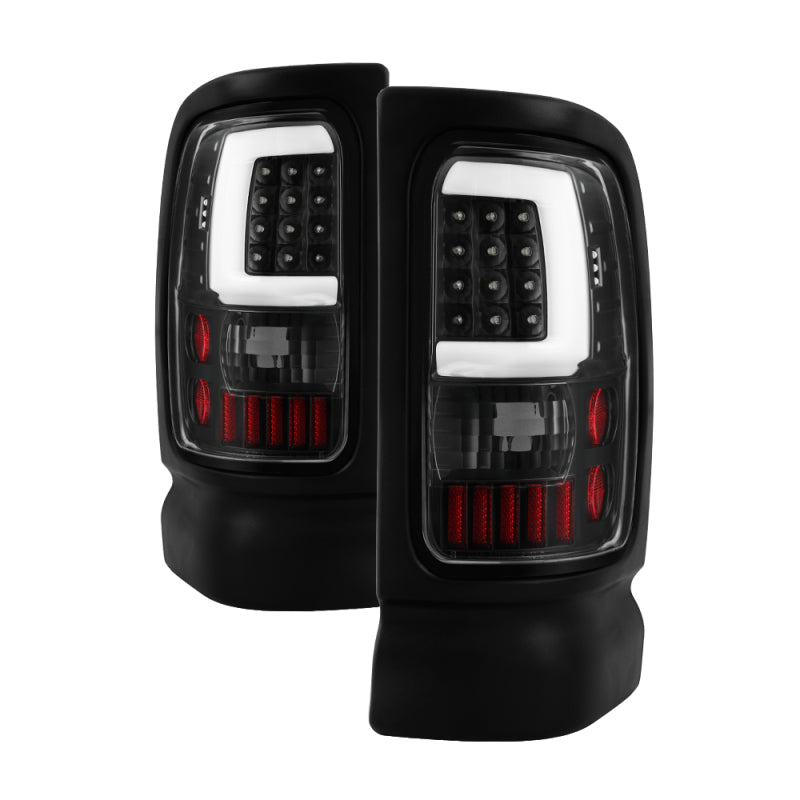 xTune Dodge Ram 1500 94-01 Tail Lights - Light Bar LED - Black ALT-ON-DRAM94V3-LBLED-BK Tail Lights SPYDER