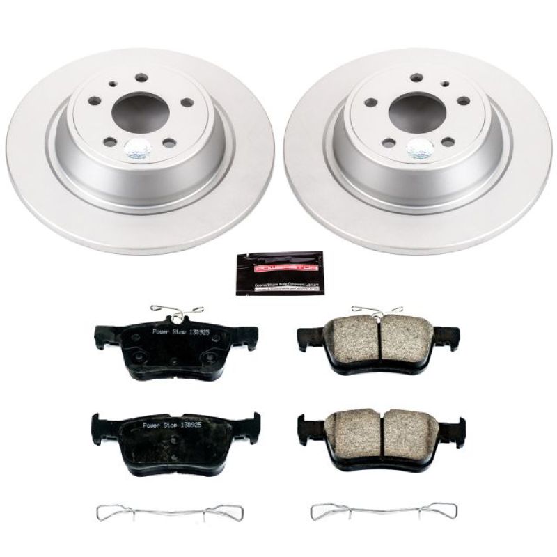 Power Stop 13-19 Ford Fusion Rear Z17 Evolution Geomet Coated Brake Kit Brake Kits - Performance Blank PowerStop
