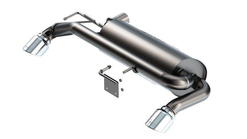 Borla 21-22 Ford Bronco 2.7L V6 4WD Touring Axle Back Exhaust w/ Bright Chrome Tips Axle Back Borla