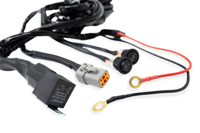 DV8 Offroad 40 AMP DTP 4-Pin Halo Light Harness Light Mounts DV8 Offroad