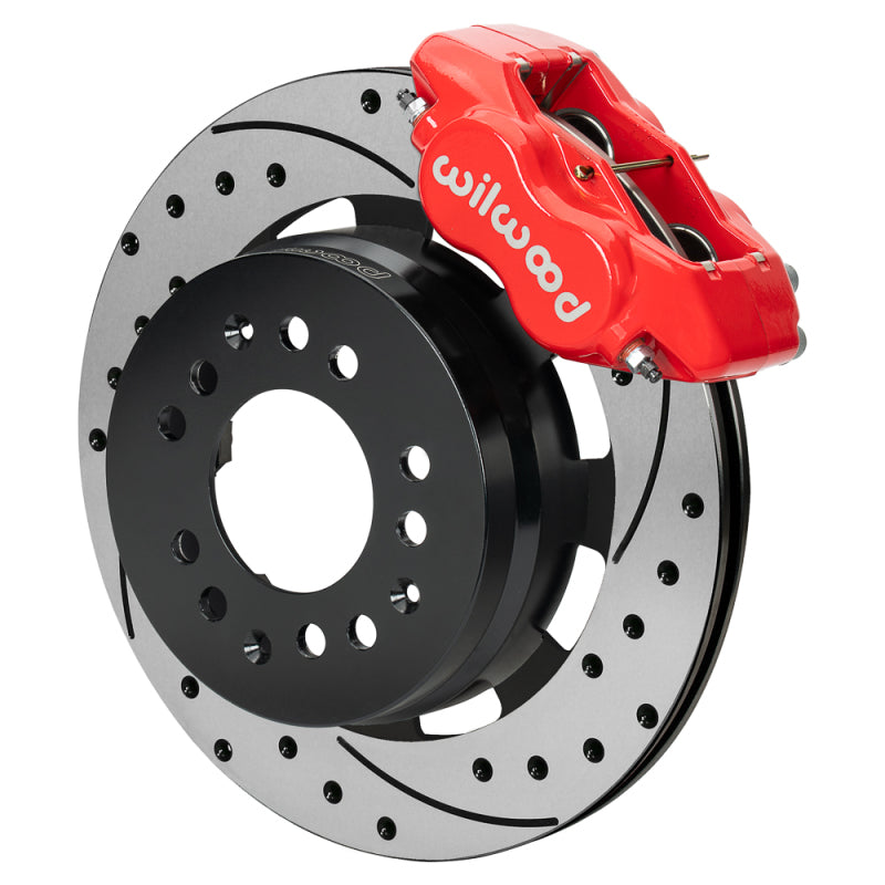 Wilwood kit front FDLI wwe 2IN. drop alum pro spindle 12.19 rotor SRP red Big Brake Kits Wilwood