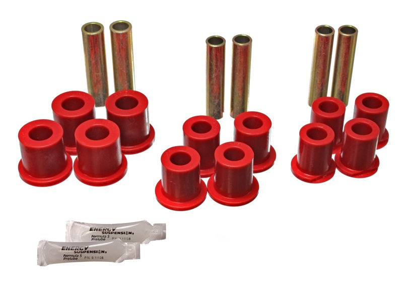 Energy Suspension Spring Bushings - Red Bushing Kits Energy Suspension