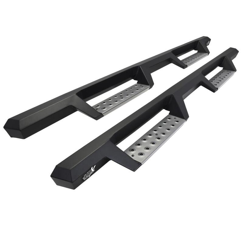Westin 22-23 Toyota Tundra Double Cab HDX Stainless Drop Nerf Step Bars - Tex. Blk Nerf Bars Westin