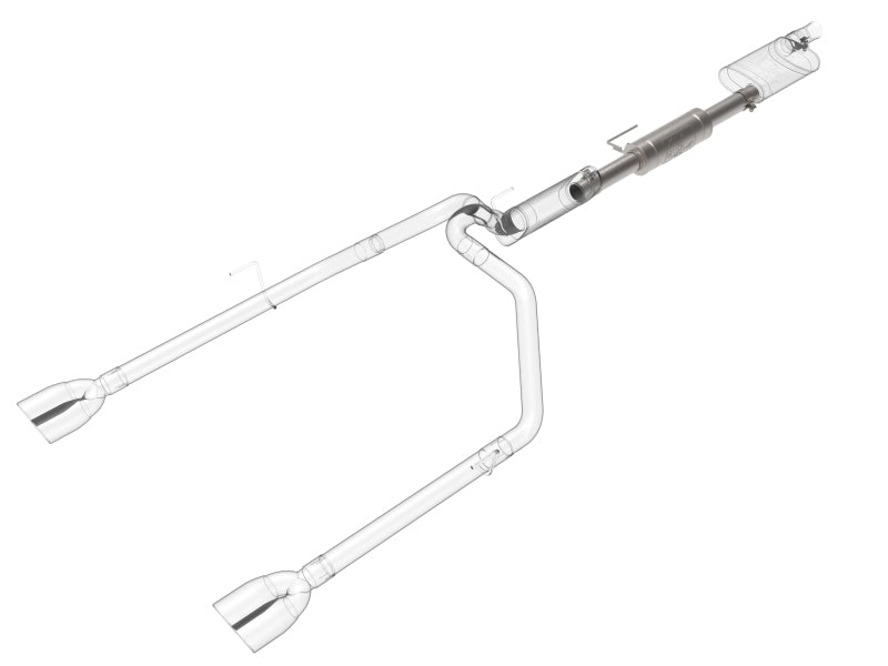 aFe Vulcan Series 3in T304 Stainless Steel Muffler Upgrade Pipe (Use w/ PN 49-48083-B/P) Muffler aFe