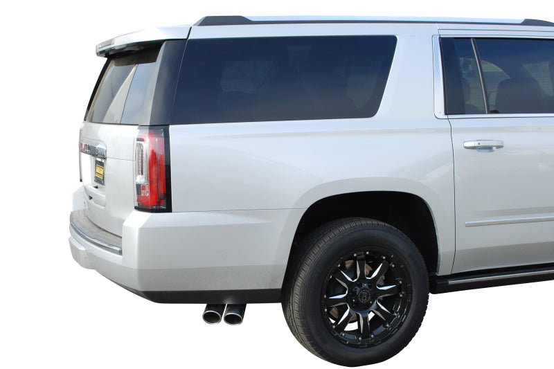Gibson 15-19 Cadillac Escalade Base 6.2L 3.5in/2.25in Cat-Back Dual Sport Exhaust - Stainless Catback Gibson