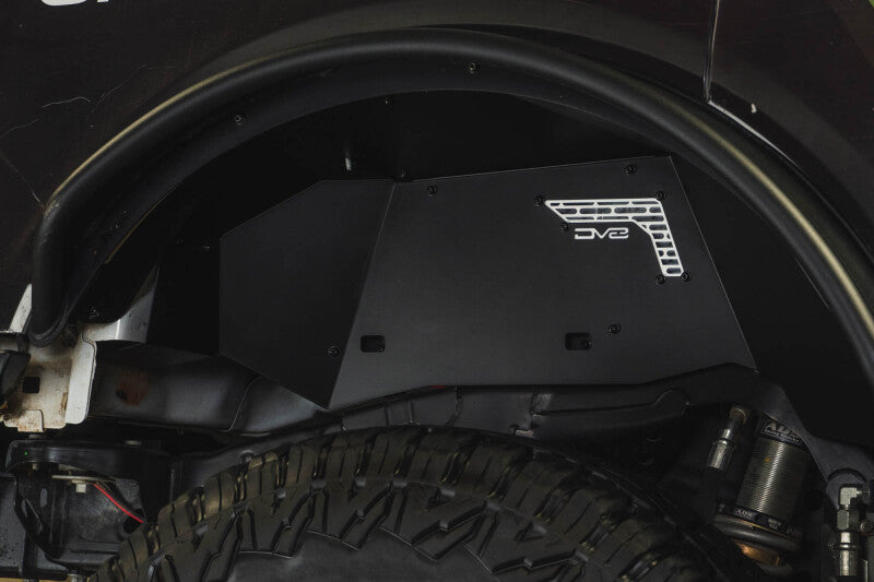 DV8 21-25 Ford Bronco Rear Aluminum Inner Fenders - Black Wheel Well Liners DV8 Offroad