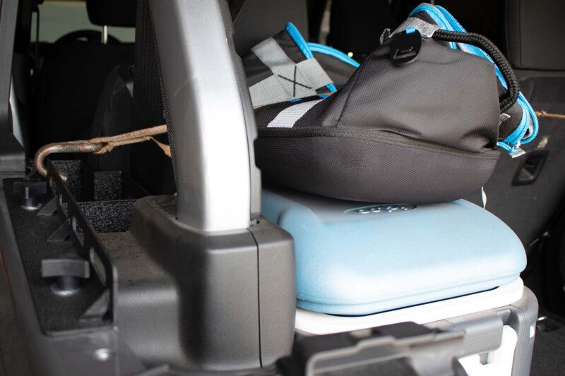 Fishbone Offroad 07-18 Jeep Wrangler JK Tub Rail Tie Downs Steel Powdercoat Storage Racks Fishbone Offroad