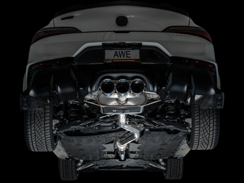 AWE Tuning 2024 Acura Integra Type S DE5 FWD Touring Edition Exhaust w/ Triple Chrome Silver Tips Catback AWE Tuning