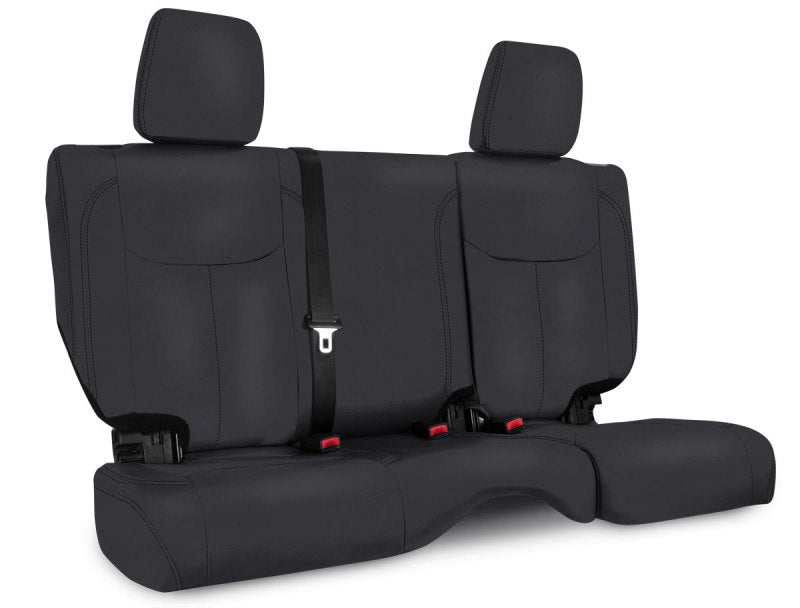 PRP 13-18 Jeep Wrangler JKU Rear Seat Cover/4 door - All Black Seat Covers PRP Seats