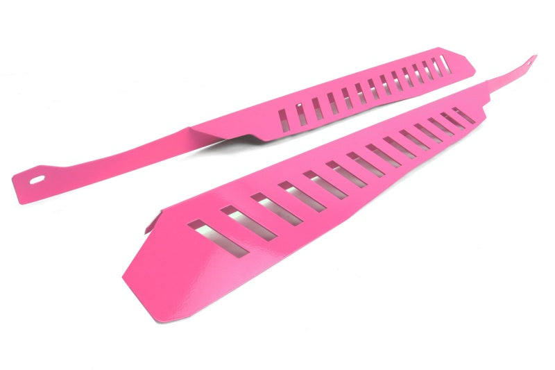 PERRIN 08-14 Subaru WRX/STI / 08-11 Impreza Fender Shroud Set - Hyper Pink Exterior Trim Perrin Performance