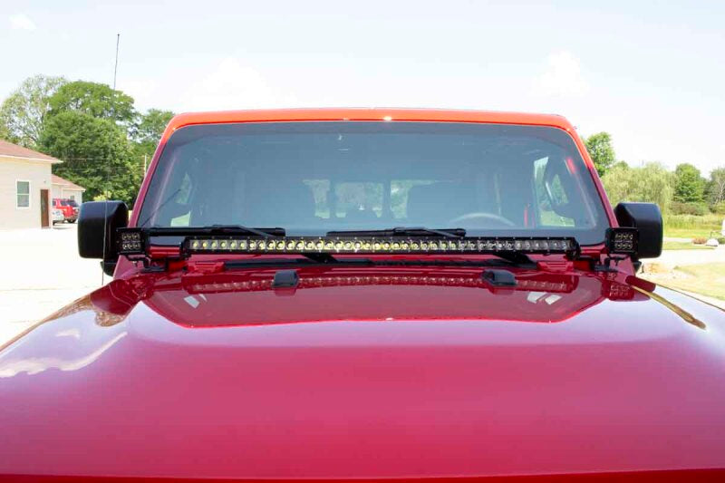 Fishbone Offroad 2018+ Jeep Wrangler JL Cowl Light Bracket Light Mounts Fishbone Offroad