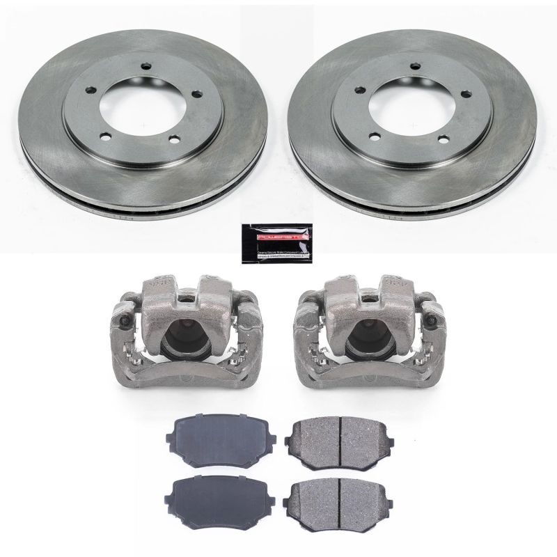 Power Stop 1999 Suzuki Grand Vitara Front Autospecialty Brake Kit w/Calipers Brake Kits - OE PowerStop