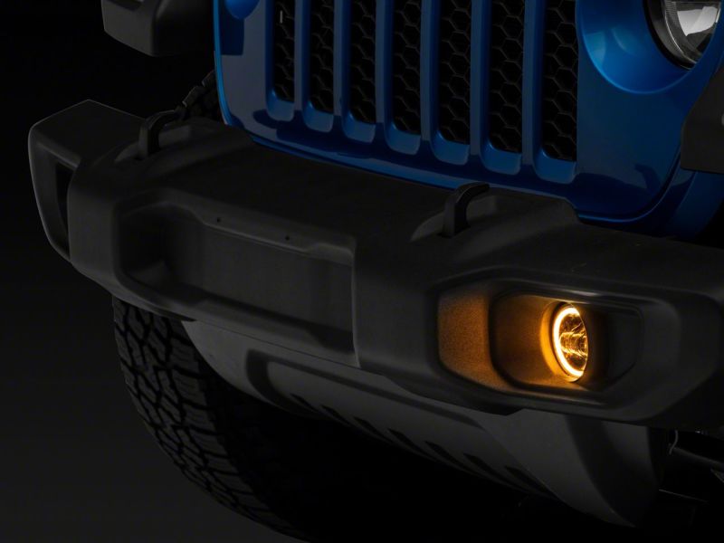 Raxiom 07-23 Jeep Wrangler JK & JL 20-23 Jeep Gladiator JT Axial Series LED Fog Lights w/ Halo Headlights Raxiom