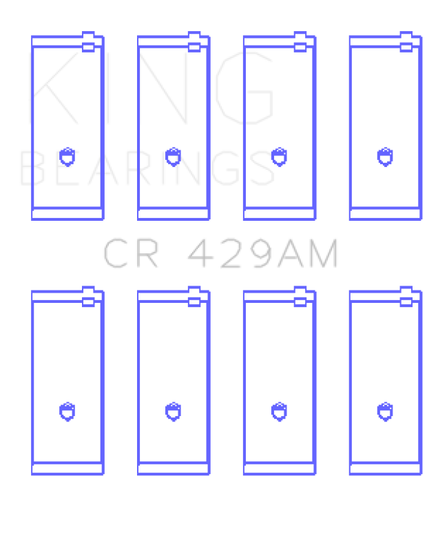 King Engine Bearings Toyota 2A/3A/4A (Size +0.5mm) Rod Bearing Set Bearings King Engine Bearings