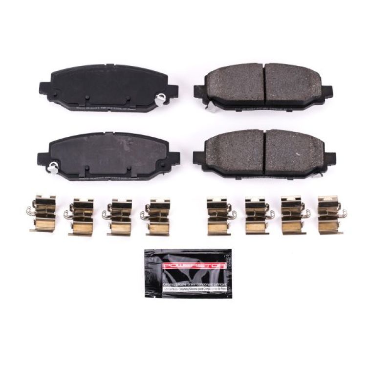 Power Stop 18-19 Jeep Wrangler Rear Z23 Evolution Sport Brake Pads w/Hardware Brake Pads - Performance PowerStop