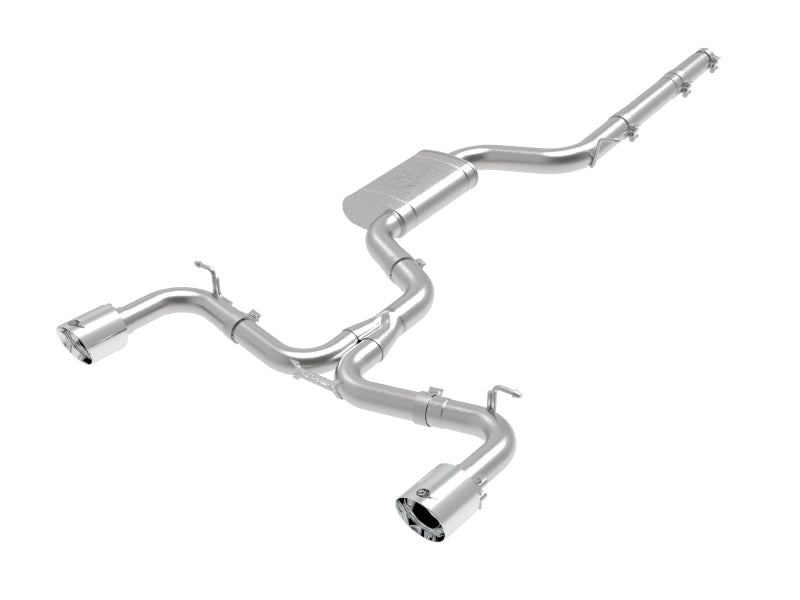 aFe MACHForce XP 3in-2.5in SS Exhaust Cat-Back 18-19 Volkswagen GTI (MK7.5) L4-2.0L (t) - Polished Catback aFe