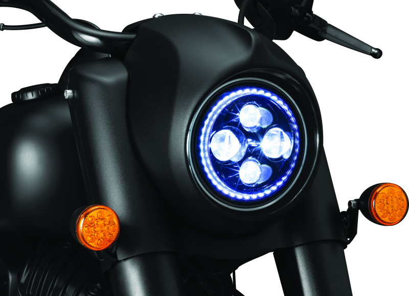 Kuryakyn Orbit Headlight Adapter Black Brackets Kuryakyn