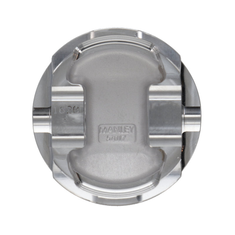 Manley 03-06 Mitsubishi Evo 8/9 4G63T 86.5mm +1.5mm 8.5.0/9:1 Dish 100mm Stroke Pistons w/ Rings Piston Sets - Forged - 4cyl Manley Performance
