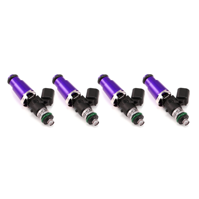 Injector Dynamics 1750-XDS - 60mm Length - 14mm Purple Top - 14mm Lower O-Ring (Set of 4) Fuel Injector Sets - 4Cyl Injector Dynamics