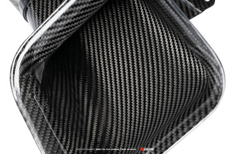 AMS Performance 15-18 BMW M3 / 15-20 BMW M4 w/ S55 3.0L Turbo Engine Carbon Fiber Intake Short Ram Air Intakes AMS