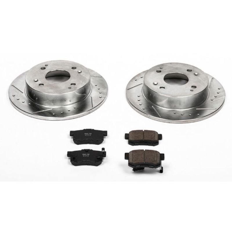 Power Stop 1997 Acura CL Rear Z23 Evolution Sport Brake Kit Brake Kits - Performance D&S PowerStop
