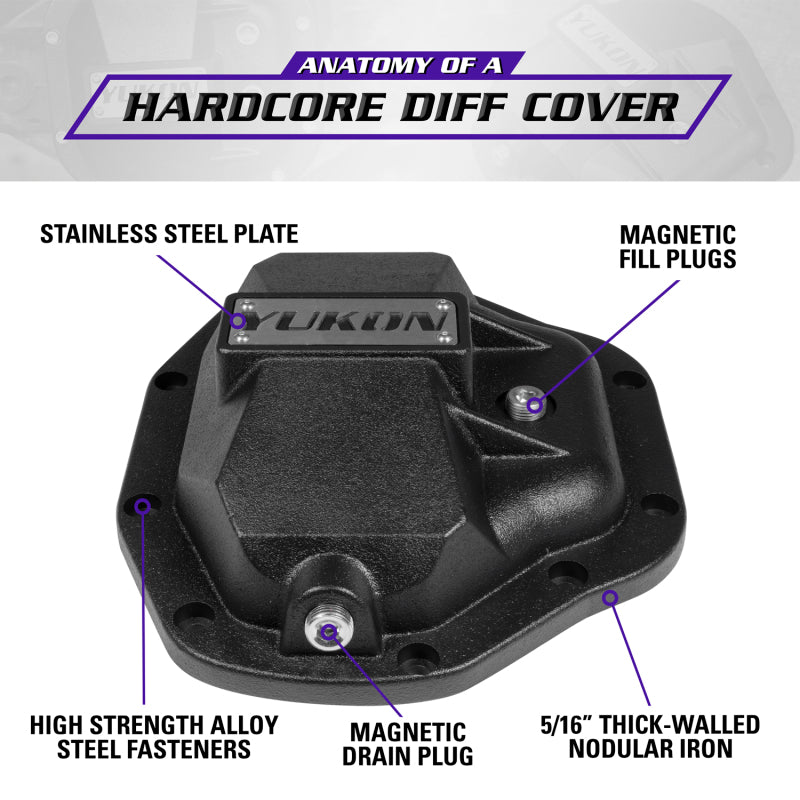 Yukon Hardcore Diff Cover for Dana 80 Diff Covers Yukon Gear & Axle
