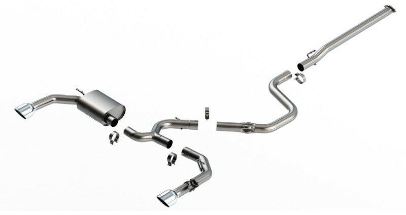 Borla 22-23 Hyundai Elantra N 2.0L 4 CYL. Turbo AT/MT ATAK Catback Exhaust Bright Chrome Catback Borla