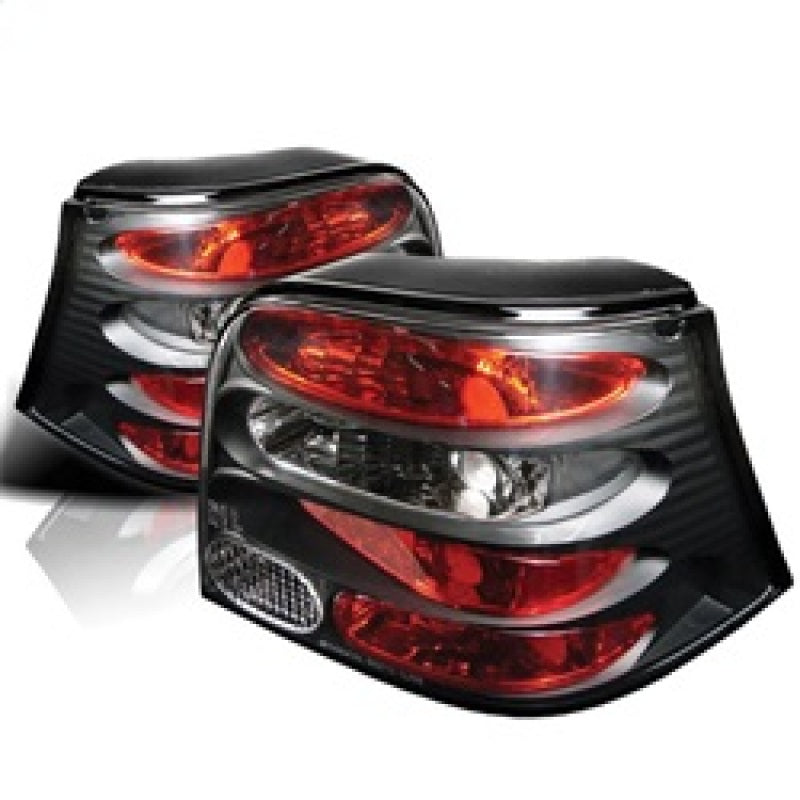 Spyder Volkswagen Golf 99-04 Euro Style Tail Lights Black ALT-YD-VG99-BK Tail Lights SPYDER