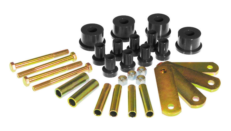 Prothane 65-76 Chrysler A Body HD Spring & Shackles Bushings - Black Bushing Kits Prothane